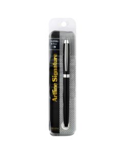 ARTLINE SIGNATURE ONYX ROLLER BALL PEN BLACK