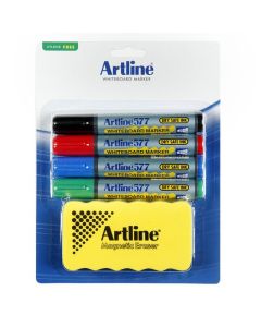 ARTLINE 577 WHITEBOARD MARKER KIT MAGNET ERSR HS