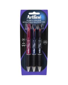 ARTLINE FLOW 4C RBPP 3 PACK ASST
