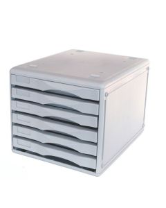 METRO 3439 DESKTOP FILING DRAWERS B4 6D GREY