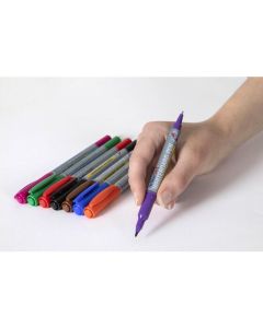 ARTLINE 541T WHITEBOARD MARKER FINE DUAL NIB ASSORTED WALLET 8