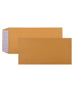 CUMBERLAND STRIP SEAL POCKET ENVELOPE 85GSM DL 220X110MM GOLD BOX500