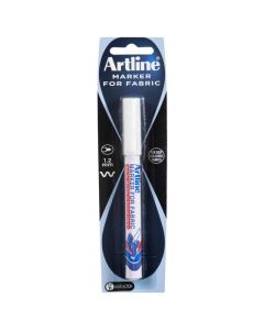 ARTLINE MARKER FOR FABRIC WHITE PK1 HS