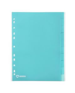 MARBIG PROFESSIONAL PP DIVIDERS ANTIMICROBIAL A4 10TAB BLUE