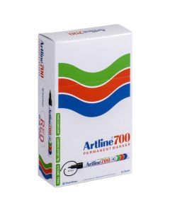 ARTLINE 700 PERMANENT MARKER 0.7MM BULLET NIB RED