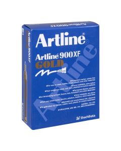 ARTLINE 900 METALLIC PERMANENT MARKER 2.3MM BULLET NIB GOLD