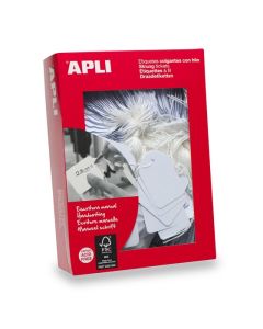 APLI HANDWRITING STRUNG TICKETS 00389 18X29MM BOX 1000