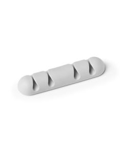 DURABLE CAVOLINE SELF-ADH CABLE CLIPS 4, GREY PACK2