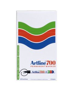 ARTLINE 700 PERMANENT MARKER 0.7MM BULLET NIB ASSORTED