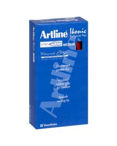 ARTLINE IKONIC 8410 BALLPOINT RETRACTABLE GRIP MEDIUM RED