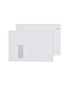 CUMBERLAND STRIP SEAL SECRETIVE BOOKLET MAILER 100GSM C4 229 X 324MM WHITE BOX250