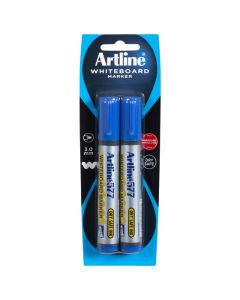 ARTLINE 577 WHITEBOARD MARKER 2 PACK BLUE HS