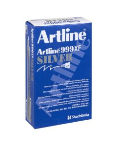 ARTLINE 999 METALLIC PERMANENT MARKER 0.8MM PLASTIC NIB SILVER
