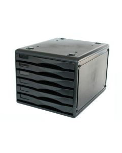 METRO 3439 DESKTOP FILING DRAWERS B4 6D BLACK