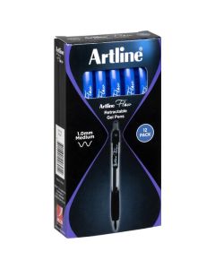 ARTLINE FLOW RETRACTABLE PEN BLUE