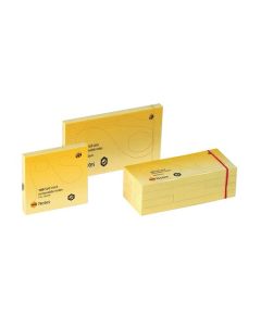 MARBIG NOTES YELLOW 75X125MM PACK 12