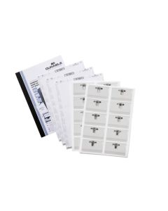 DURABLE NAME BADGE COMBI CLIP & INSERTS PACK 20 54X90MM