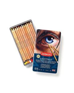 DERWENT LIGHTFAST PENCIL TIN 12