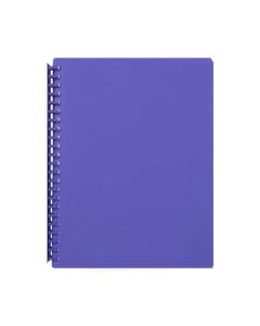 MARBIG REFILLABLE DISPLAY BOOK 20 POCKET PURPLE