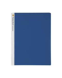 MARBIG NON-REFILLABLE DISPLAY BOOK 40 POCKET BLUE