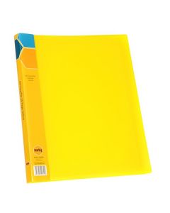 MARBIG DISPLAY BOOK A4 20PG YELLOW