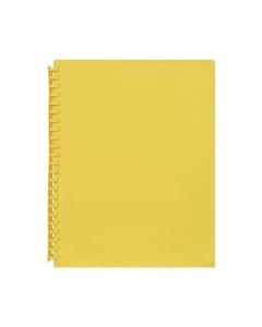 MARBIG REFILLABLE DISPLAY BOOK 20 POCKET YELLOW