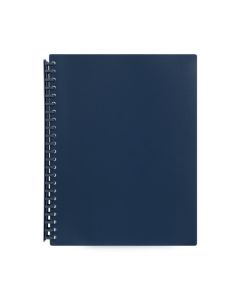 MARBIG REFILLABLE DISPLAY BOOK 20 POCKET DARK BLUE
