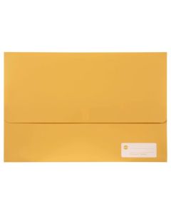 MARBIG POLYPICK FOOLSCAP DOCUMENT WALLET YELLOW