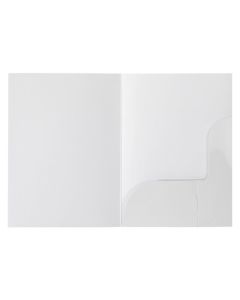 MARBIG PROFESSIONAL PRESENTATION FOLDERS A5 GLOSS WHITE PACK10