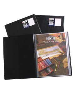 REXEL DISPLAY BOOK A4 S/VIEW 24 POCKET BLACK