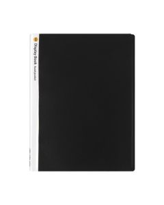 MARBIG NON-REFILLABLE DISPLAY BOOK 40 POCKET BLACK