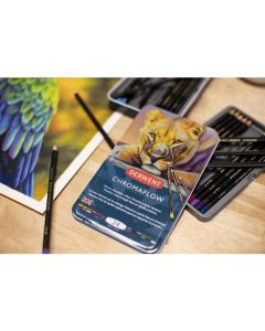 DERWENT CHROMAFLOW PENCILS TIN 24