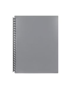 MARBIG REFILLABLE DISPLAY BOOK 20 POCKET GREY
