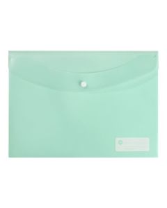 MARBIG DOCULOPE DOCUMENT WALLET A4 PASTEL GREEN