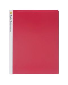 MARBIG NON-REFILLABLE DISPLAY BOOK 20 POCKET RED