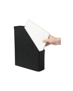 MARBIG MAGAZINE FILE A4 PVC BLACK BLACK
