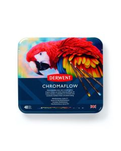 DERWENT CHROMAFLOW PENCILS TIN 48
