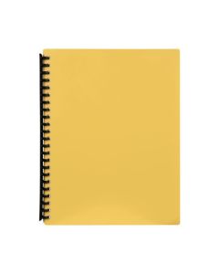 MARBIG REFILLABLE DISPLAY BOOK 40 POCKET YELLOW
