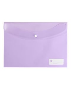MARBIG DOCULOPE DOCUMENT WALLET A4 PASTEL PURPLE