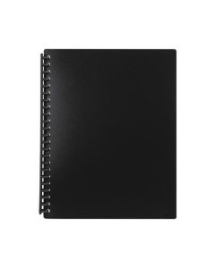 MARBIG REFILLABLE DISPLAY BOOK 40 POCKET BLACK