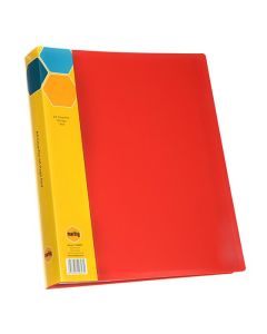 MARBIG DISPLAY BOOK A4 60PG RED