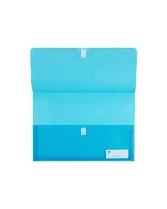 MARBIG POLYPICK FOOLSCAP DOCUMENT WALLET MARINE