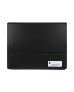 MARBIG POLYPICK A4 HEAVY DUTY DOCUMENT WALLET BLACK