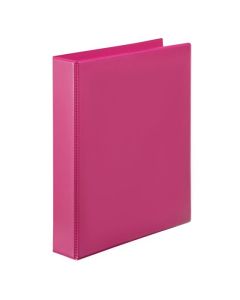 MARBIG CLEARVIEW INSERT BINDER A4 25MM 2D PINK