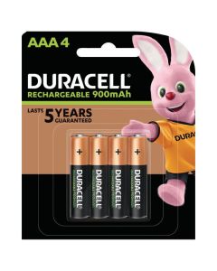 DURACELL RECHARGEABLE AAA PACK OF 4