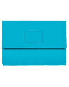 MARBIG SLIMPICK FOOLSCAP DOCUMENT WALLET BLUE