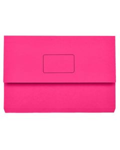 MARBIG SLIMPICK FOOLSCAP DOCUMENT WALLET PINK