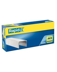RAPID STAPLES 26/6MM BOX 5000