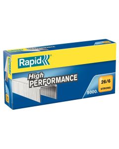RAPID STAPLES 26/6MM BOX 5000 STRONG