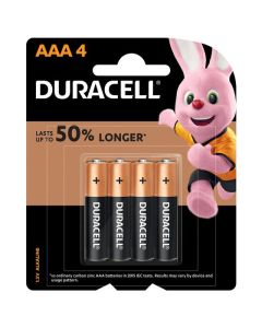 DURACELL COPPERTOP AAA PACK OF 4